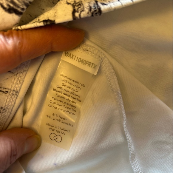 Calia Athletic Fitted Tank Top in Marble Print racerback top. Sz-XXL. BB16 - Picture 8 of 10